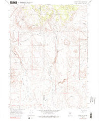 Badger Mtn SE Nevada Historical topographic map, 1:24000 scale, 7.5 X 7.5 Minute, Year 1966
