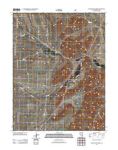Badger Hole Spring Nevada Historical topographic map, 1:24000 scale, 7.5 X 7.5 Minute, Year 2012