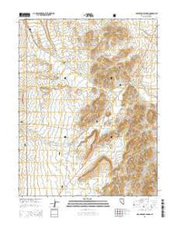 Badger Hole Spring Nevada Current topographic map, 1:24000 scale, 7.5 X 7.5 Minute, Year 2014
