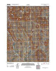 Badger Mountain SE Nevada Historical topographic map, 1:24000 scale, 7.5 X 7.5 Minute, Year 2011
