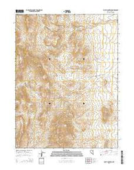 Bailey Mountain Nevada Current topographic map, 1:24000 scale, 7.5 X 7.5 Minute, Year 2014
