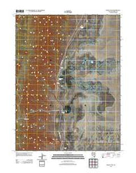 Bailey Pass Nevada Historical topographic map, 1:24000 scale, 7.5 X 7.5 Minute, Year 2012