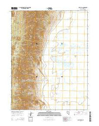 Bailey Pass Nevada Current topographic map, 1:24000 scale, 7.5 X 7.5 Minute, Year 2014