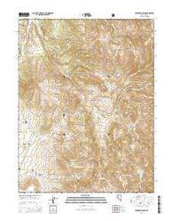 Bakeoven Creek Nevada Current topographic map, 1:24000 scale, 7.5 X 7.5 Minute, Year 2014