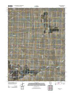 Baker Nevada Historical topographic map, 1:24000 scale, 7.5 X 7.5 Minute, Year 2012