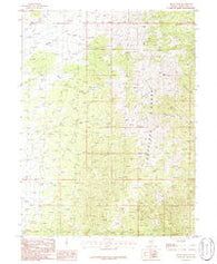 Baldy Peak Nevada Historical topographic map, 1:24000 scale, 7.5 X 7.5 Minute, Year 1986