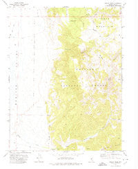 Barley Creek Nevada Historical topographic map, 1:24000 scale, 7.5 X 7.5 Minute, Year 1971