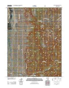 Barley Creek Nevada Historical topographic map, 1:24000 scale, 7.5 X 7.5 Minute, Year 2012