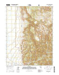 Barley Creek Nevada Current topographic map, 1:24000 scale, 7.5 X 7.5 Minute, Year 2014