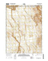 Barrel Springs Nevada Current topographic map, 1:24000 scale, 7.5 X 7.5 Minute, Year 2015