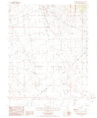 Bartine Ranch NW Nevada Historical topographic map, 1:24000 scale, 7.5 X 7.5 Minute, Year 1986