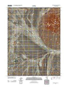 Bartine Ranch Nevada Historical topographic map, 1:24000 scale, 7.5 X 7.5 Minute, Year 2012