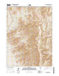Bartomes Spring Nevada Current topographic map, 1:24000 scale, 7.5 X 7.5 Minute, Year 2014