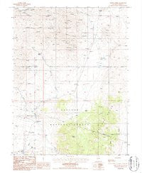 Barton Spring Nevada Historical topographic map, 1:24000 scale, 7.5 X 7.5 Minute, Year 1986