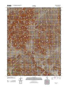 Basalt Nevada Historical topographic map, 1:24000 scale, 7.5 X 7.5 Minute, Year 2011