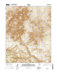Basalt Nevada Current topographic map, 1:24000 scale, 7.5 X 7.5 Minute, Year 2014