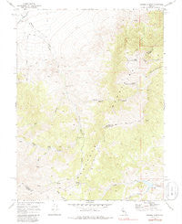 Basque Summit Nevada Historical topographic map, 1:24000 scale, 7.5 X 7.5 Minute, Year 1969