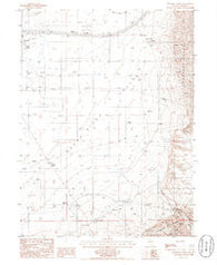 Bateman Spring Nevada Historical topographic map, 1:24000 scale, 7.5 X 7.5 Minute, Year 1986