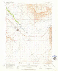 Battle Mountain Nevada Historical topographic map, 1:62500 scale, 15 X 15 Minute, Year 1957