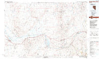 Battle Mountain Nevada Historical topographic map, 1:100000 scale, 30 X 60 Minute, Year 1988