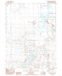 Battleground Point Nevada Historical topographic map, 1:24000 scale, 7.5 X 7.5 Minute, Year 1985