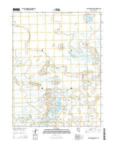 Battleground Point Nevada Current topographic map, 1:24000 scale, 7.5 X 7.5 Minute, Year 2014