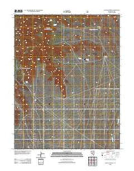 Baxter Spring Nevada Historical topographic map, 1:24000 scale, 7.5 X 7.5 Minute, Year 2011