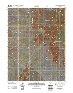 Baxter Spring NW Nevada Historical topographic map, 1:24000 scale, 7.5 X 7.5 Minute, Year 2011