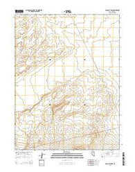 Bean Flat East Nevada Current topographic map, 1:24000 scale, 7.5 X 7.5 Minute, Year 2014