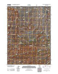 Bearpaw Mountain Nevada Historical topographic map, 1:24000 scale, 7.5 X 7.5 Minute, Year 2012