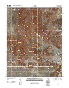 Beatty Nevada Historical topographic map, 1:24000 scale, 7.5 X 7.5 Minute, Year 2012