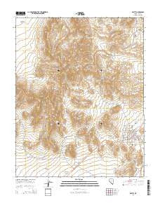 Beatty Nevada Current topographic map, 1:24000 scale, 7.5 X 7.5 Minute, Year 2014
