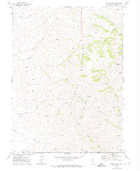 Beaver Peak Nevada Historical topographic map, 1:24000 scale, 7.5 X 7.5 Minute, Year 1970