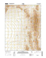 Beck Pass Nevada Current topographic map, 1:24000 scale, 7.5 X 7.5 Minute, Year 2014