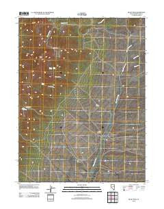 Becky Peak Nevada Historical topographic map, 1:24000 scale, 7.5 X 7.5 Minute, Year 2012