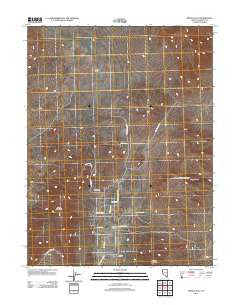 Bedell Flat Nevada Historical topographic map, 1:24000 scale, 7.5 X 7.5 Minute, Year 2011