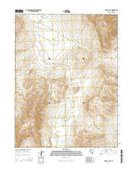 Bedell Flat Nevada Current topographic map, 1:24000 scale, 7.5 X 7.5 Minute, Year 2014