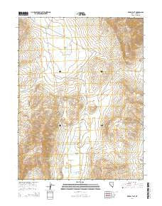 Bedell Flat Nevada Current topographic map, 1:24000 scale, 7.5 X 7.5 Minute, Year 2014