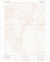Bell Mountain Nevada Historical topographic map, 1:24000 scale, 7.5 X 7.5 Minute, Year 1972