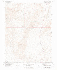 Bell Mountain Nevada Historical topographic map, 1:24000 scale, 7.5 X 7.5 Minute, Year 1972