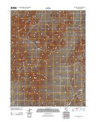 Bell Mountain Nevada Historical topographic map, 1:24000 scale, 7.5 X 7.5 Minute, Year 2011
