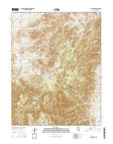 Bellehelen Nevada Current topographic map, 1:24000 scale, 7.5 X 7.5 Minute, Year 2014
