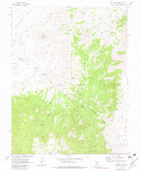 Bellehelen Nevada Historical topographic map, 1:24000 scale, 7.5 X 7.5 Minute, Year 1968