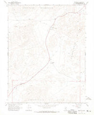 Belleville Nevada Historical topographic map, 1:24000 scale, 7.5 X 7.5 Minute, Year 1967