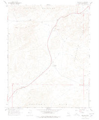 Belleville Nevada Historical topographic map, 1:24000 scale, 7.5 X 7.5 Minute, Year 1967