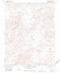 Belleville Nevada Historical topographic map, 1:24000 scale, 7.5 X 7.5 Minute, Year 1967