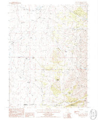 Belmont Creek Nevada Historical topographic map, 1:24000 scale, 7.5 X 7.5 Minute, Year 1985
