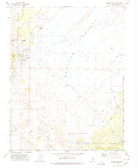 Belmont East Nevada Historical topographic map, 1:24000 scale, 7.5 X 7.5 Minute, Year 1971