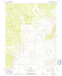 Belmont West Nevada Historical topographic map, 1:24000 scale, 7.5 X 7.5 Minute, Year 1971