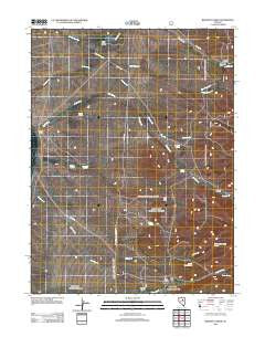 Belmont Creek Nevada Historical topographic map, 1:24000 scale, 7.5 X 7.5 Minute, Year 2012